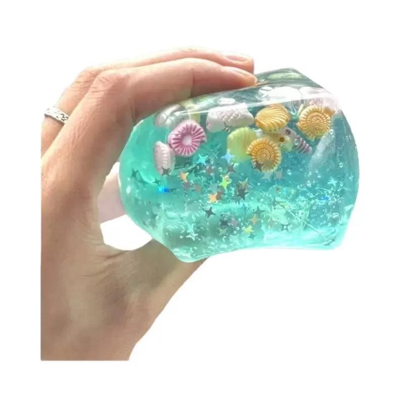 Squishy Shell Ocean Squishy Sea Shells Fidget Toy Cube – Cutie Collective Co