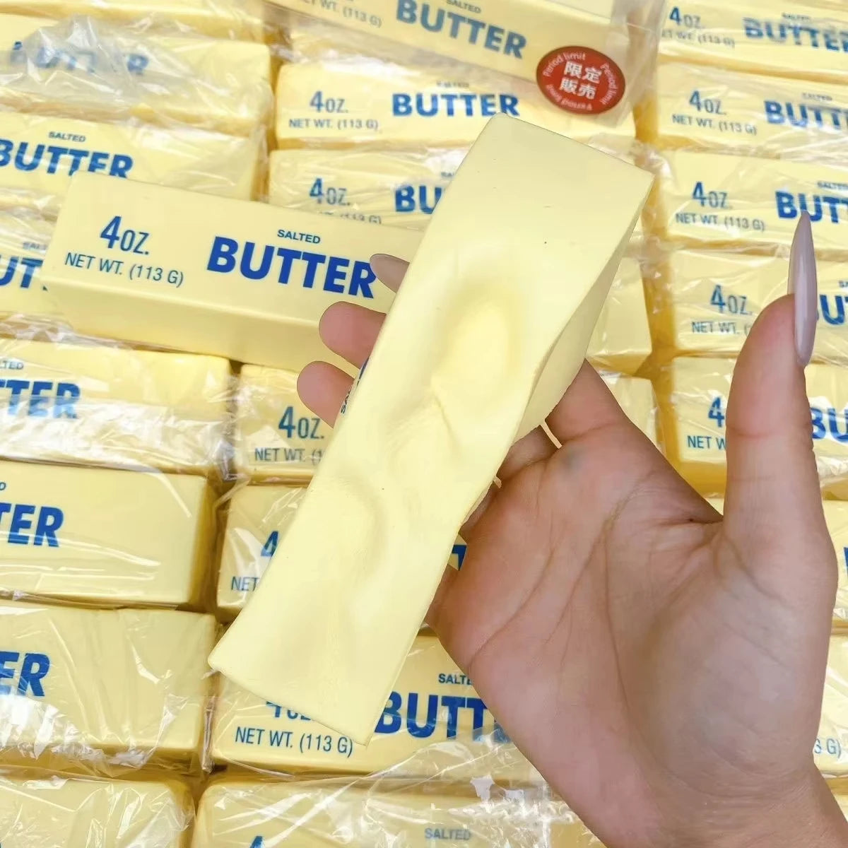 Butter Stick Squishy Fidget Food Toy