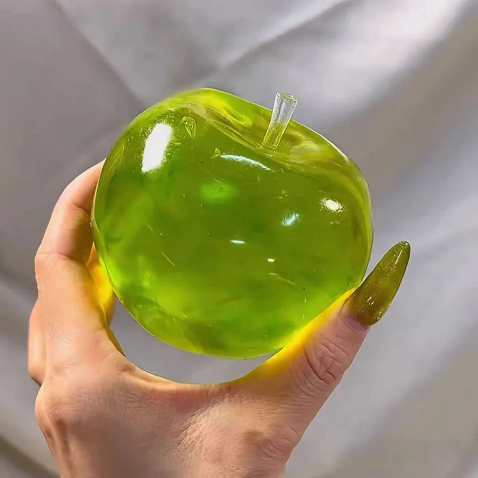 Squishy Green Apple Stress Ball Soft Fidget Sensory Toy