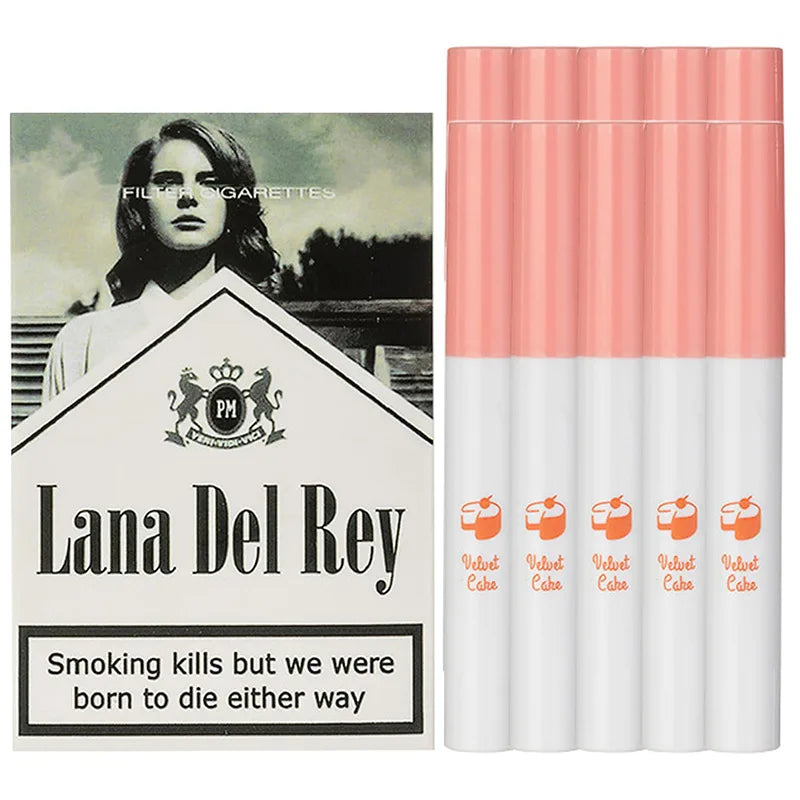 Lana Del Rey Coquette Aesthetic Cigarette Lipstick Set