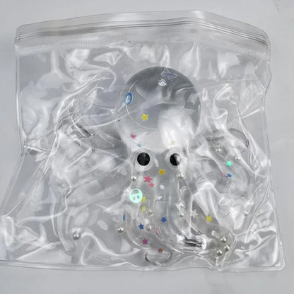 Glitter Octopus Taba Squishy Squeeze Fidget Toy