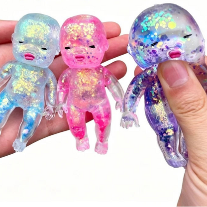 Squishy Baby Glitter Fidget Squeeze Toy