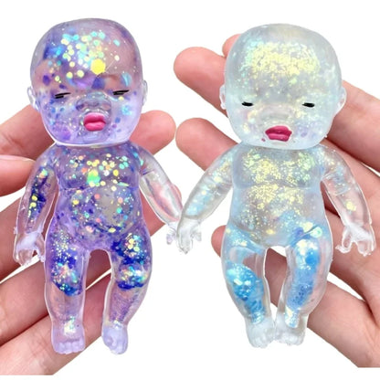 Squishy Baby Glitter Fidget Squeeze Toy