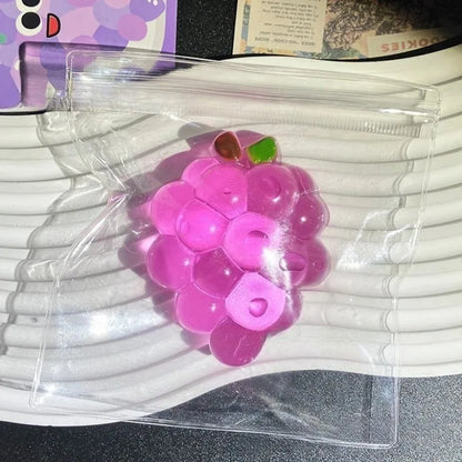 Grape Taba Squishy Fruit Squeeze Toy