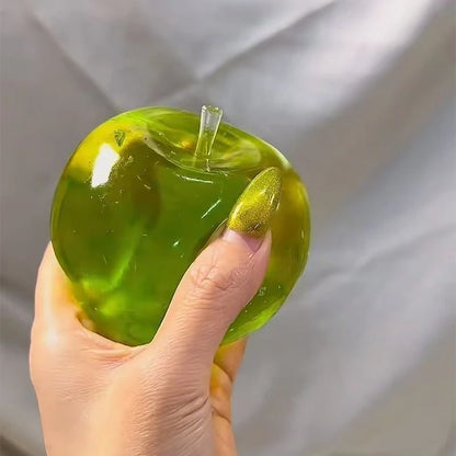 Squishy Green Apple Stress Ball Soft Fidget Sensory Toy