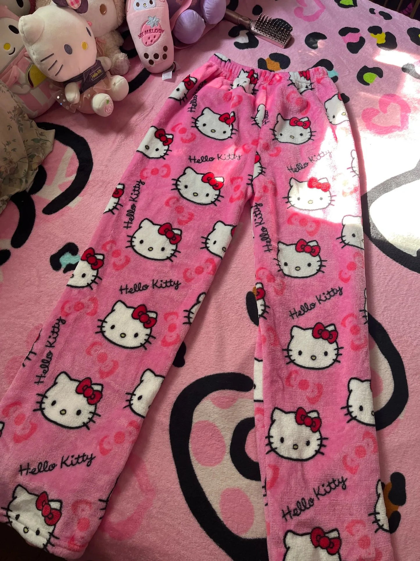 Hello Kitty Y2K Aesthetic Cozy Pajama Pants