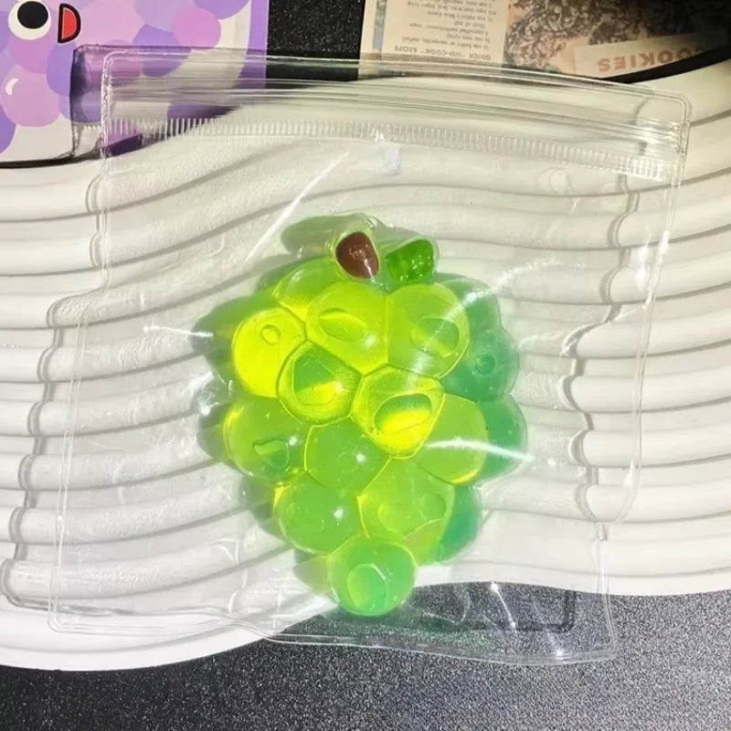 Grape Taba Squishy Fruit Squeeze Toy