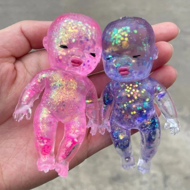 Squishy Baby Glitter Fidget Squeeze Toy