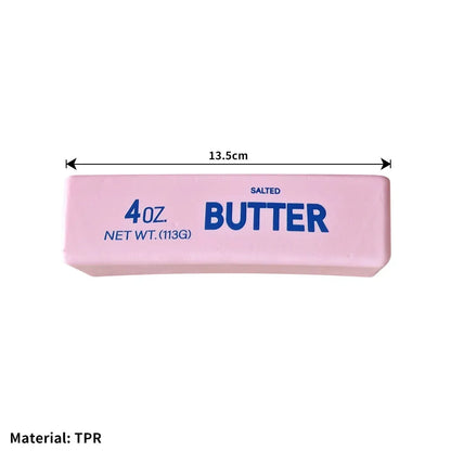 Pink Strawberry Butter Squishy Fidget Toy