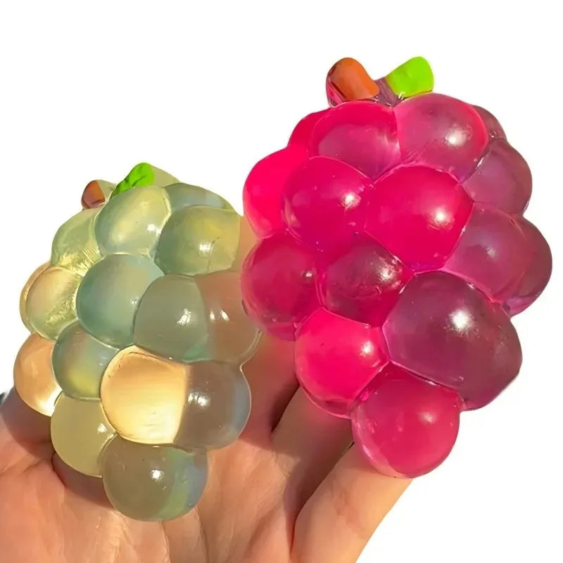 Grape Taba Squishy Fruit Squeeze Toy