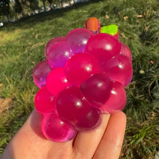 Grape Taba Squishy Fruit Squeeze Toy