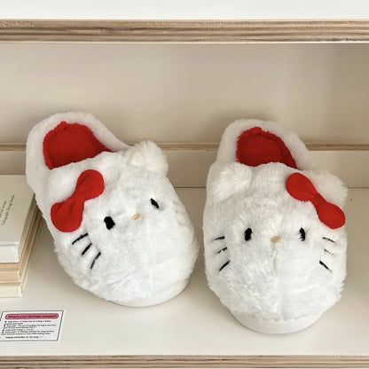 Hello Kitty Y2K Kawaii Aesthetic Cozy House Slippers