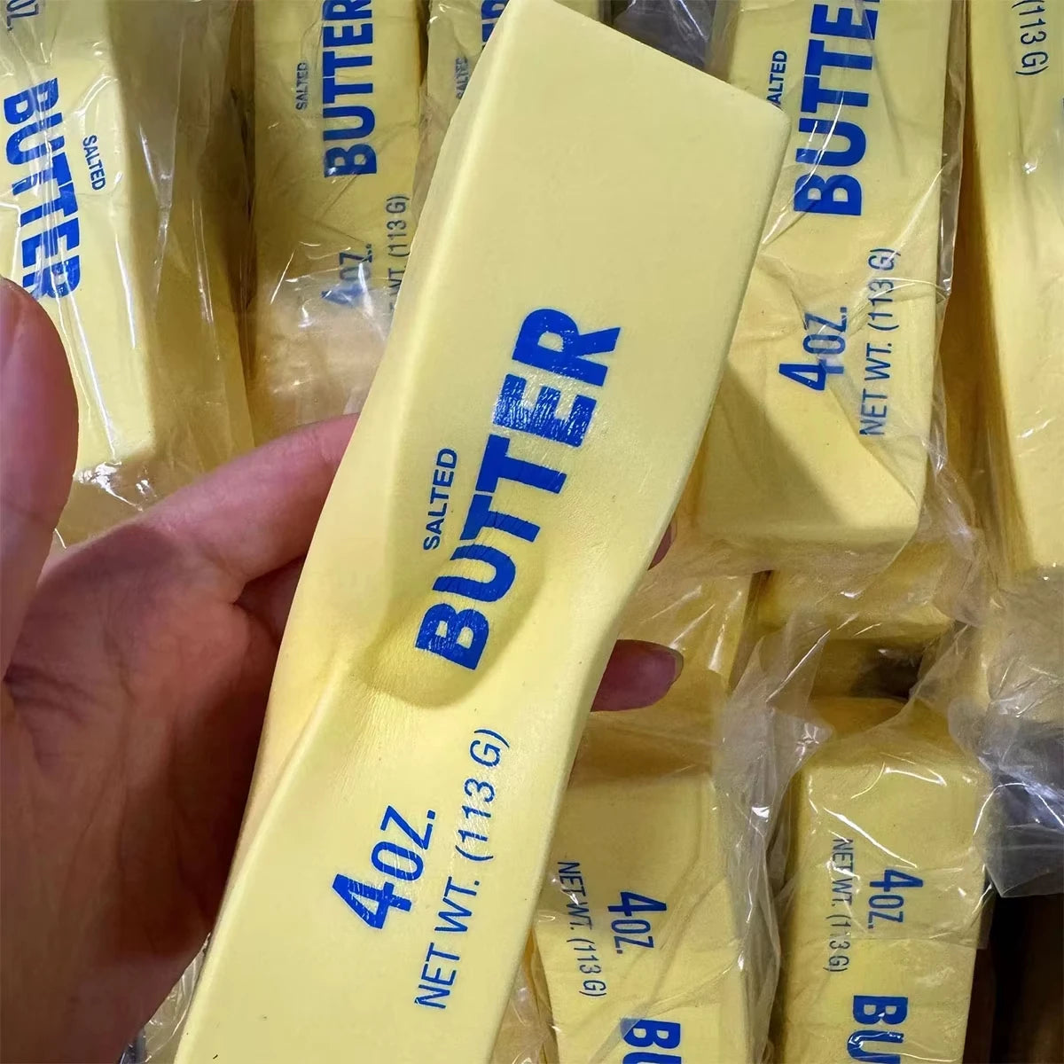 Butter Stick Squishy Fidget Food Toy