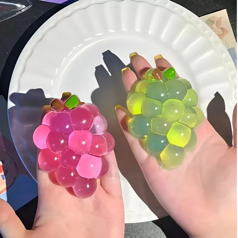 Grape Taba Squishy Fruit Squeeze Toy