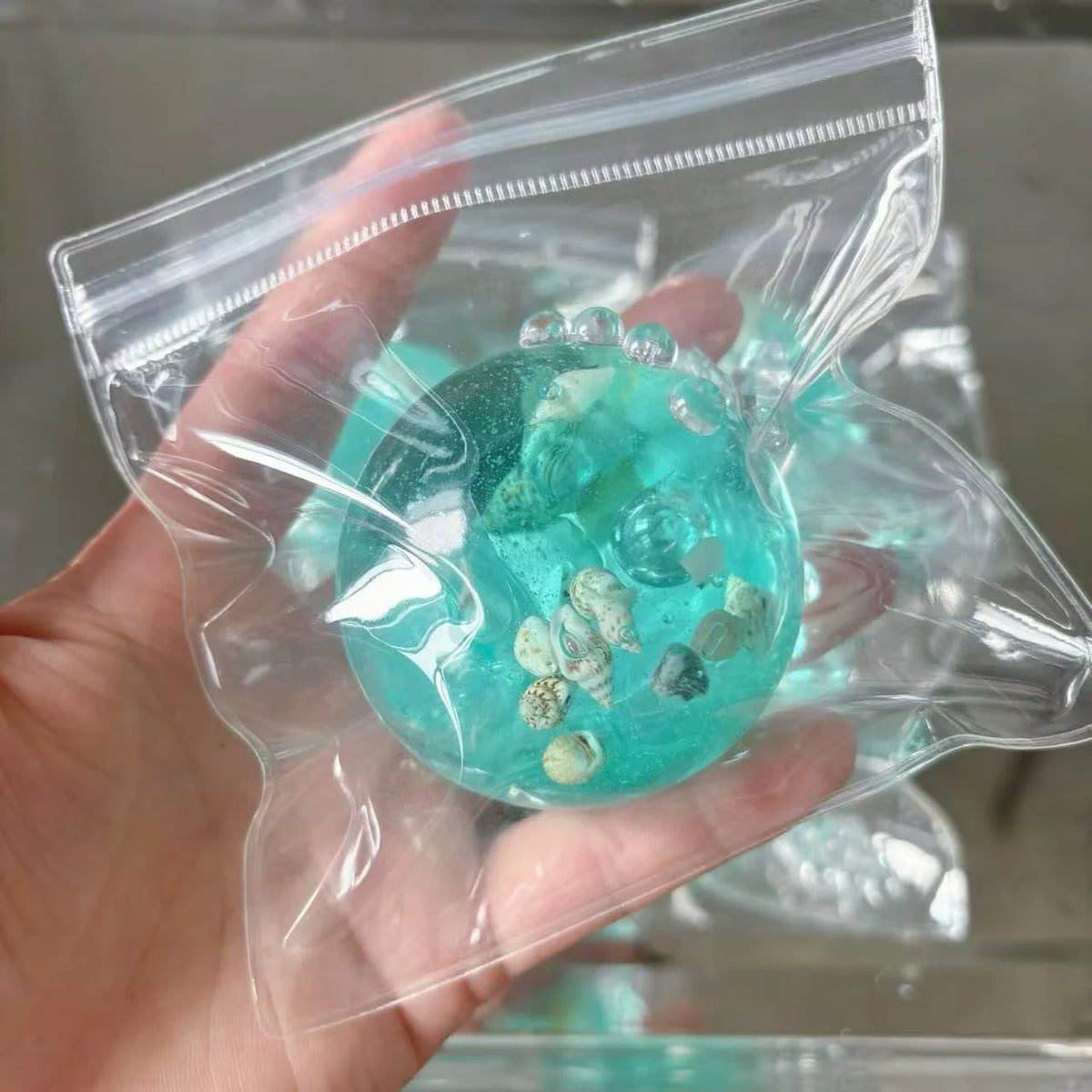 Squishy Shell Ocean Squishy Sea Shells Fidget Toy Cube – Cutie Collective Co