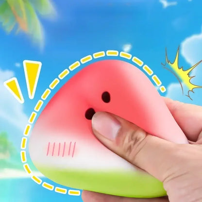 Squishy Watermelon Fidget Food Toy