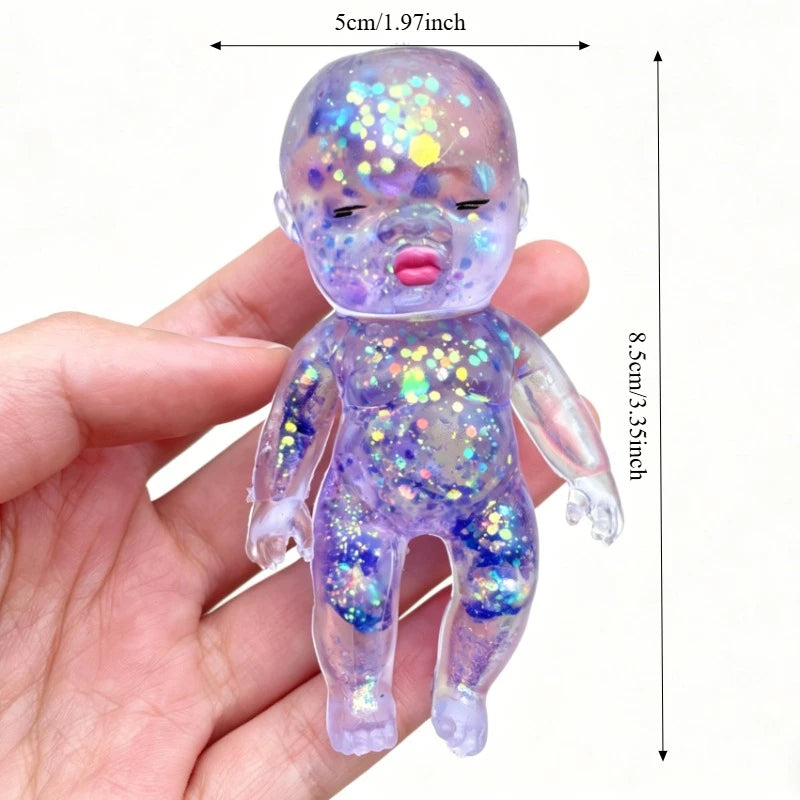 Squishy Baby Glitter Fidget Squeeze Toy