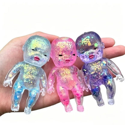 Squishy Baby Glitter Fidget Squeeze Toy