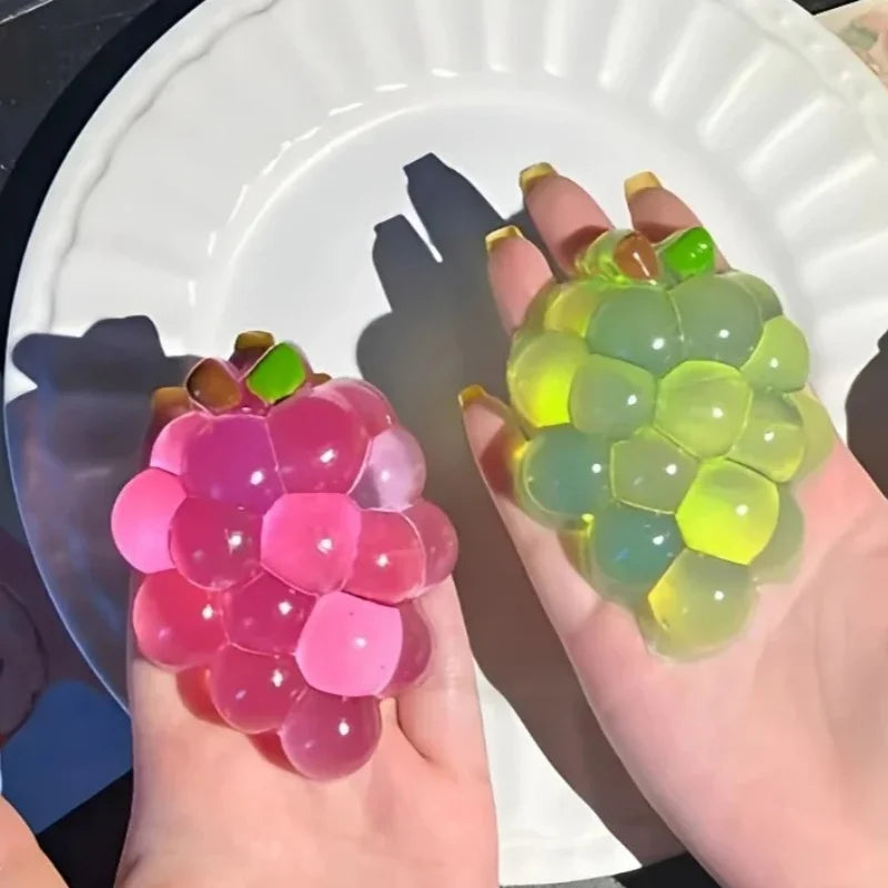 Grape Taba Squishy Fruit Squeeze Toy