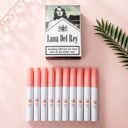 Lana Del Rey Coquette Aesthetic Cigarette Lipstick Set